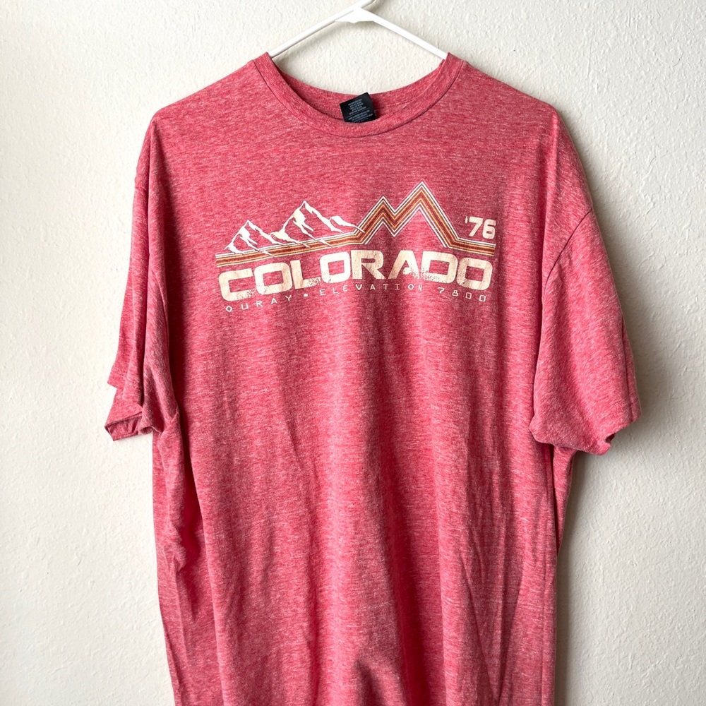Red Colorado Graphic Men's T-Shirt